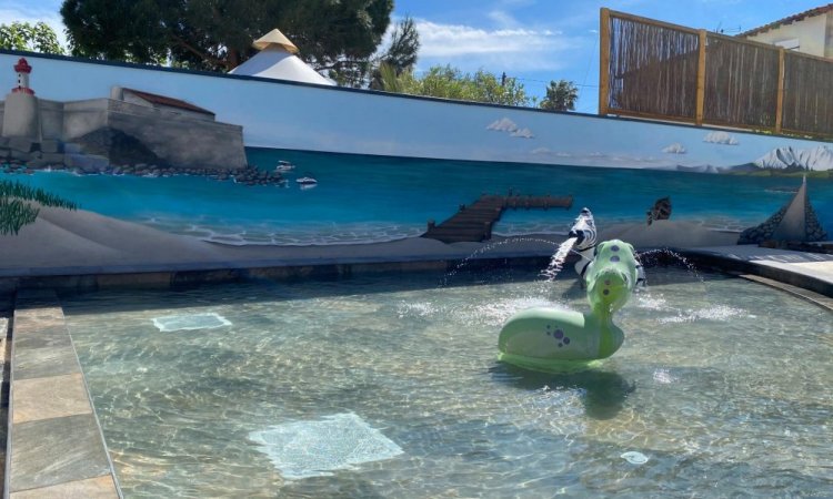 Camping avec piscine et toboggan - Agde - Camping Les Jardins d'Agathe