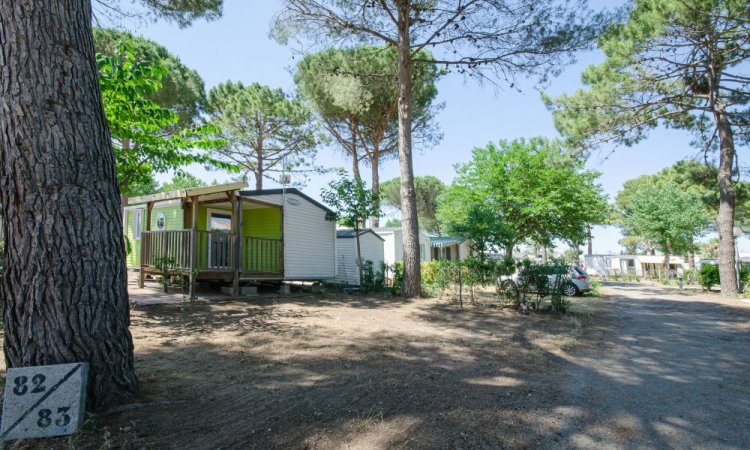 Emplacement avec sanitaire privatif  100m² à 110m² au Cap d'Agde